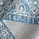 Safavieh Courtyard 5'-3" x 7'-7" Rug in Navy / Grey