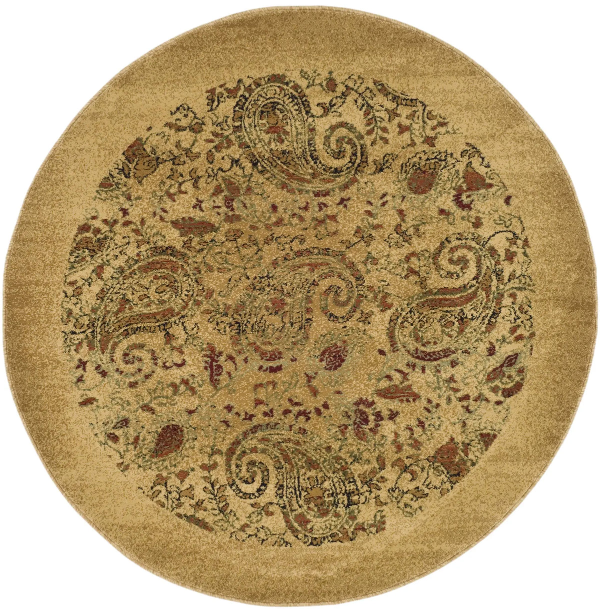 Safavieh Lyndhurst 5'-3" x 5'-3" Rug in Beige / Multi