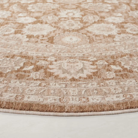 Safavieh Willow 6'-3" x 6'-3" Rug in Light Brown / Ivory