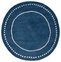 Safavieh Bella 5'-0" x 5'-0" Rug in Navy Blue / Ivory