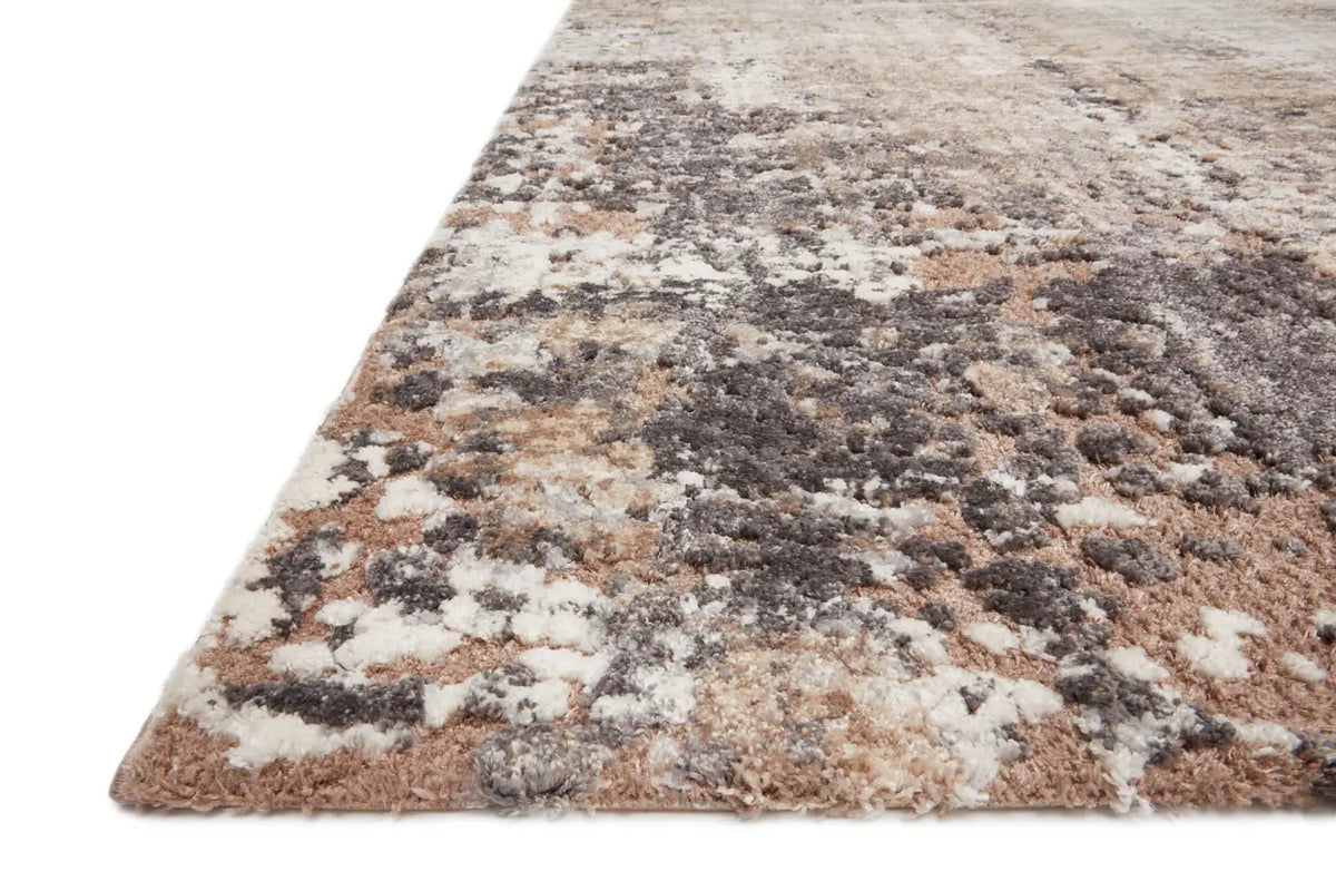Loloi Theory Thy-04 Taupe/Grey Rugs - rug corner