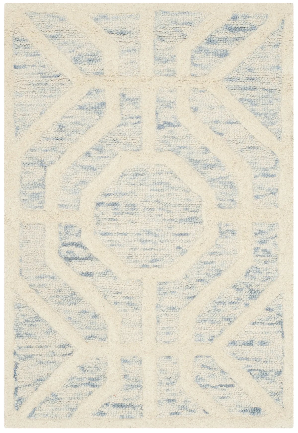 Safavieh Cambridge 2'-0" x 3'-0" Rug in Light Blue / Ivory