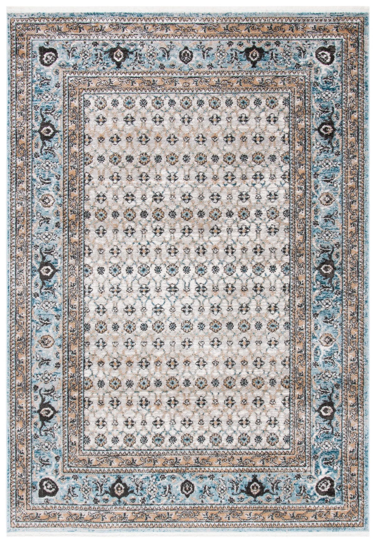 Safavieh Shivan 4'-0" x 6'-0" Rug in Grey / Blue