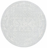 Safavieh Tulum 6'-7" x 6'-7" Rug in Light Grey / Ivory