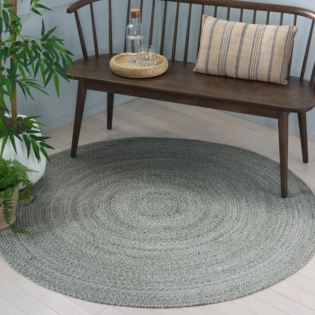 Safavieh Braided 5'-0" x 5'-0" Rug in Olive