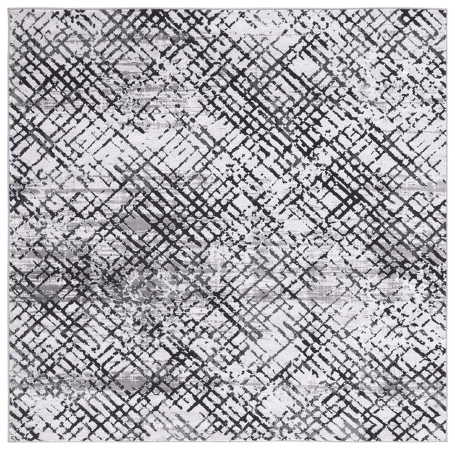 Safavieh Amelia 6'-7" x 6'-7" Rug in Grey / Charcoal