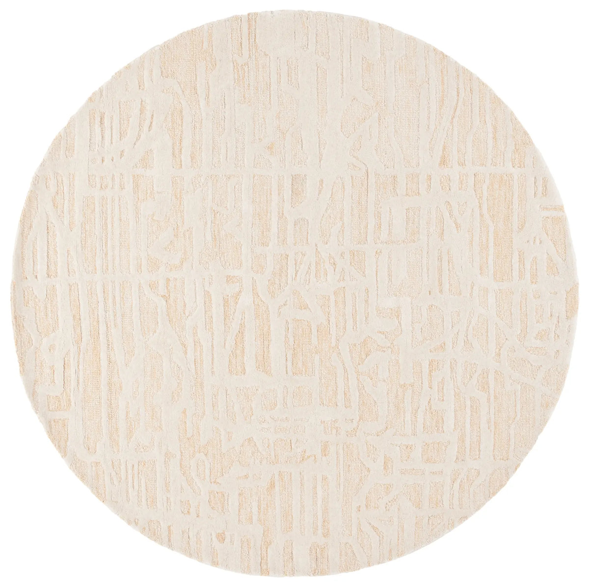 Safavieh Ebony 6'-0" x 6'-0" Rug in Gold / Ivory