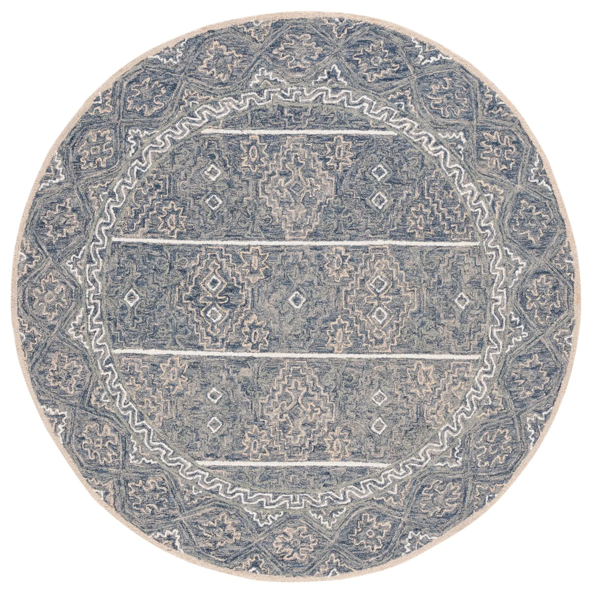 Safavieh Aspen 6'-0" x 6'-0" Rug in Blue / Beige