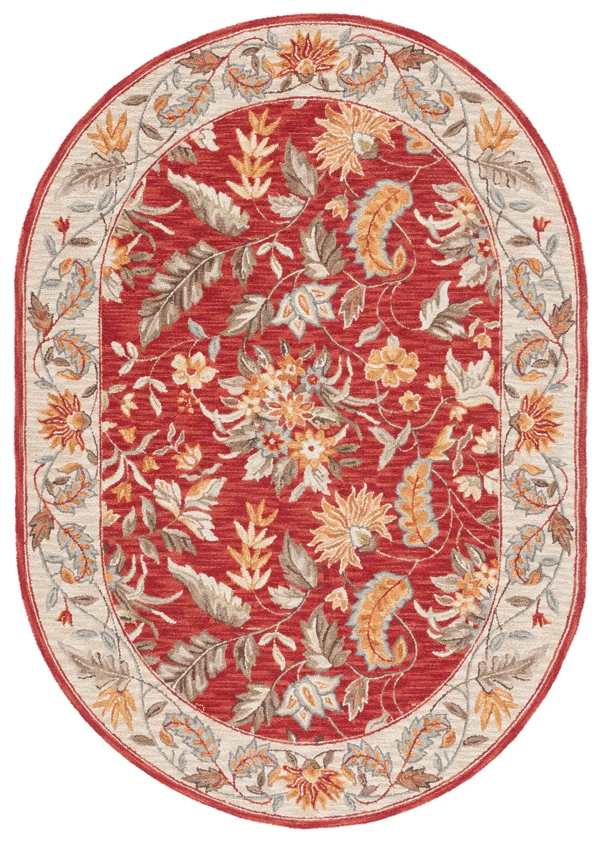 Safavieh Chelsea 4'-6" x 6'-6" Rug in Red