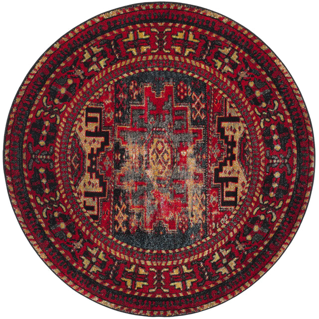 Safavieh Vintage Hamadan 10'-0" x 10'-0" Rug in Red / Multi