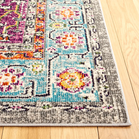 Safavieh Monaco 4'-0" x 5'-7" Rug in Violet / Light Blue