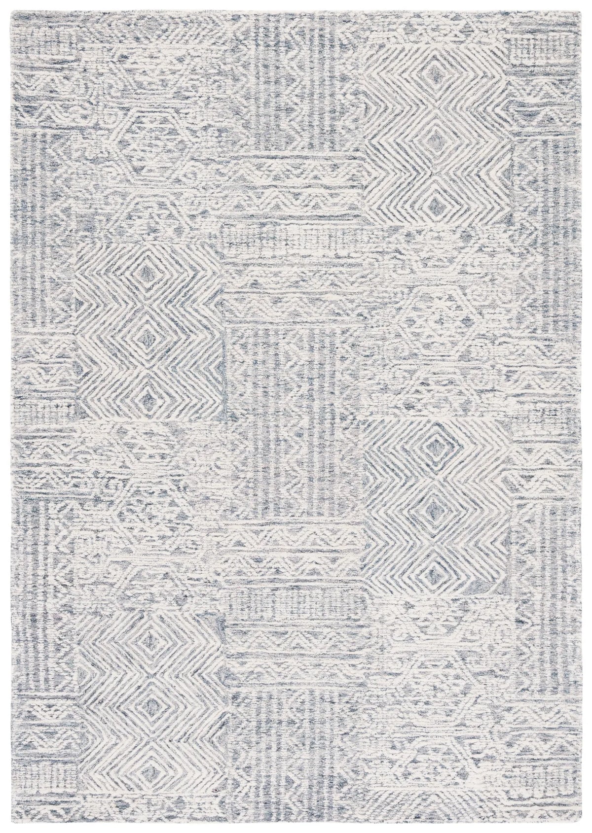 Safavieh Abstract 4'-0" x 6'-0" Rug in Grey / Ivory
