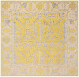 Safavieh Stone Wash 6'-0" x 6'-0" Rug in Yellow