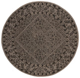 Safavieh Dip Dye 5'-0" x 5'-0" Rug in Dark Grey