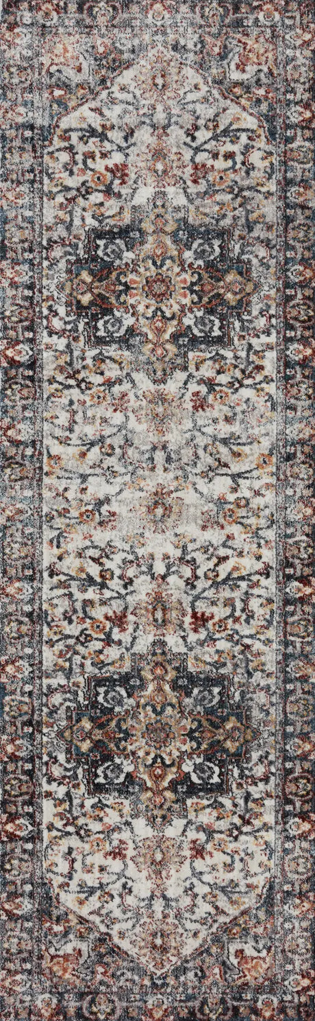 Loloi Samra Sam-09 Ivory/Denim Rugs - runner flat