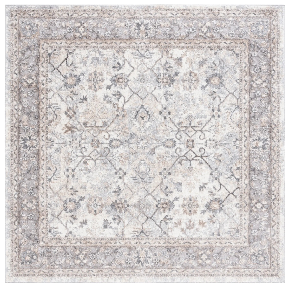 Safavieh Opal 6'-7" x 6'-7" Rug in Grey / Beige