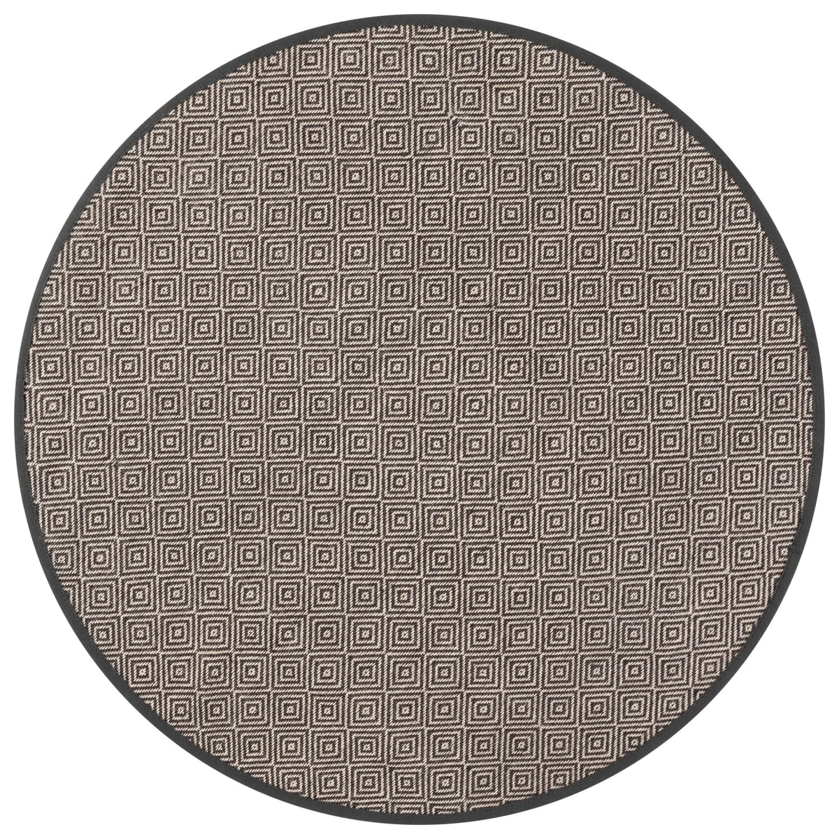 Safavieh Martha Stewart 6'-0" x 6'-0" Rug in Natural / Dark Grey
