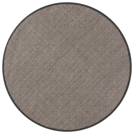 Safavieh Martha Stewart 6'-0" x 6'-0" Rug in Natural / Dark Grey