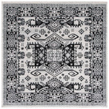 Safavieh Tulum 6'-7" x 6'-7" Rug in Ivory / Black