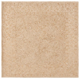 Safavieh Dip Dye 7'-0" x 7'-0" Rug in Gold / Ivory