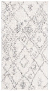 Safavieh Parma Shag 3'-0" x 5'-0" Rug in Cream / Grey