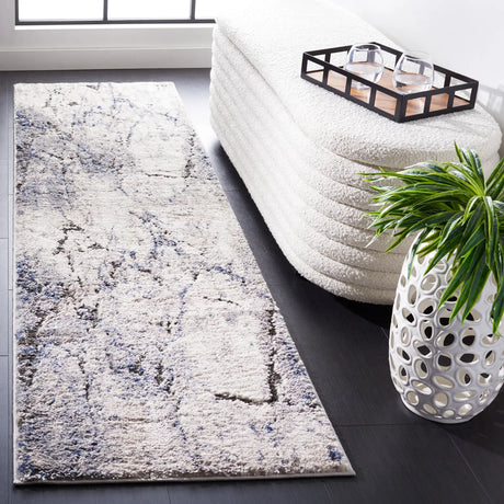 Safavieh Petra 2'-3" x 8'-0" Rug in Ivory / Light Grey