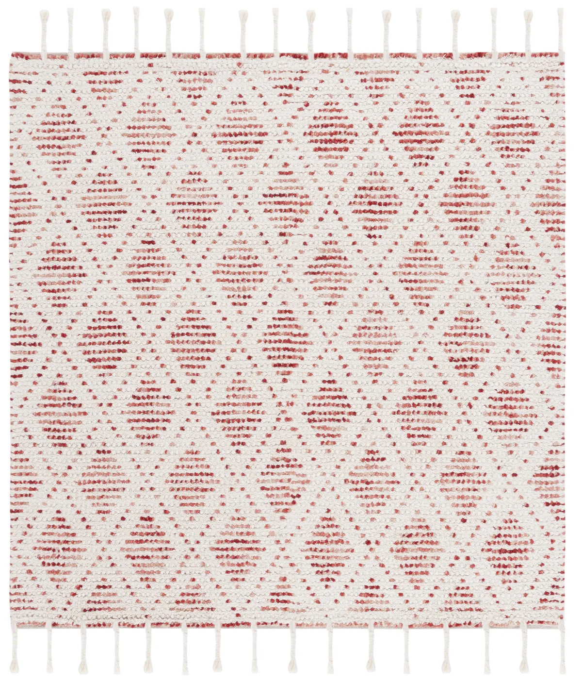 Safavieh Natura 6'-0" x 6'-0" Rug in Ivory / Red