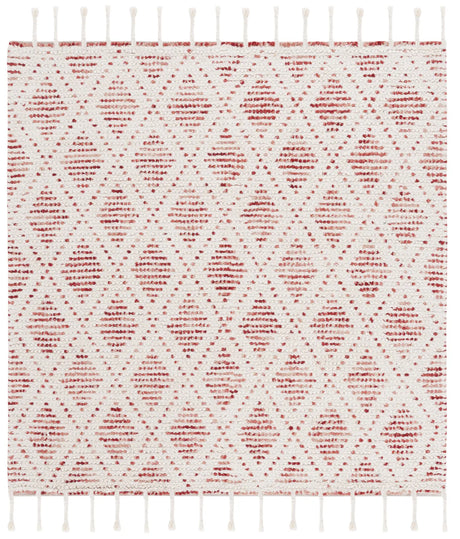 Safavieh Natura 6'-0" x 6'-0" Rug in Ivory / Red