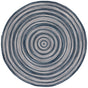 Safavieh Braided 5'-0" x 5'-0" Rug in Grey / Ivory