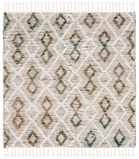 Safavieh Natura 6'-0" x 6'-0" Rug in Ivory / Emerald