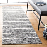 Safavieh Vermont 2'-3" x 8'-0" Rug in Black / Ivory
