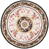 Safavieh Chelsea 5'-6" x 5'-6" Rug in Ivory / Black