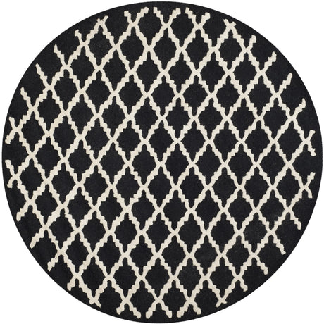 Safavieh Cambridge 6'-0" x 6'-0" Rug in Black / Ivory