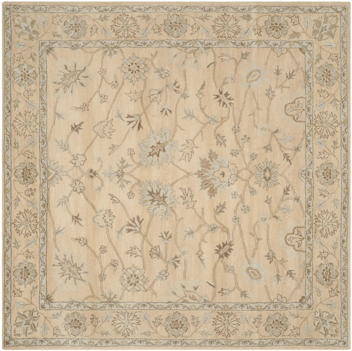 Safavieh Wyndham 7'-0" x 7'-0" Rug in Light Gold / Light Gold