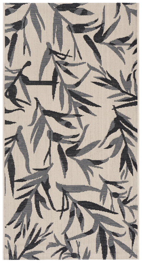 Safavieh Courtyard 2'-7" x 5'-0" Rug in Beige / Anthracite