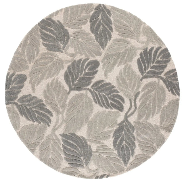 Safavieh Jardin 6'-0" x 6'-0" Rug in Grey / Ivory