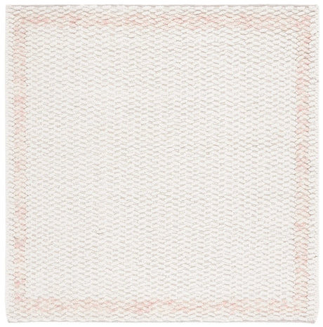 Safavieh Natura 6'-0" x 6'-0" Rug in Ivory / Pink