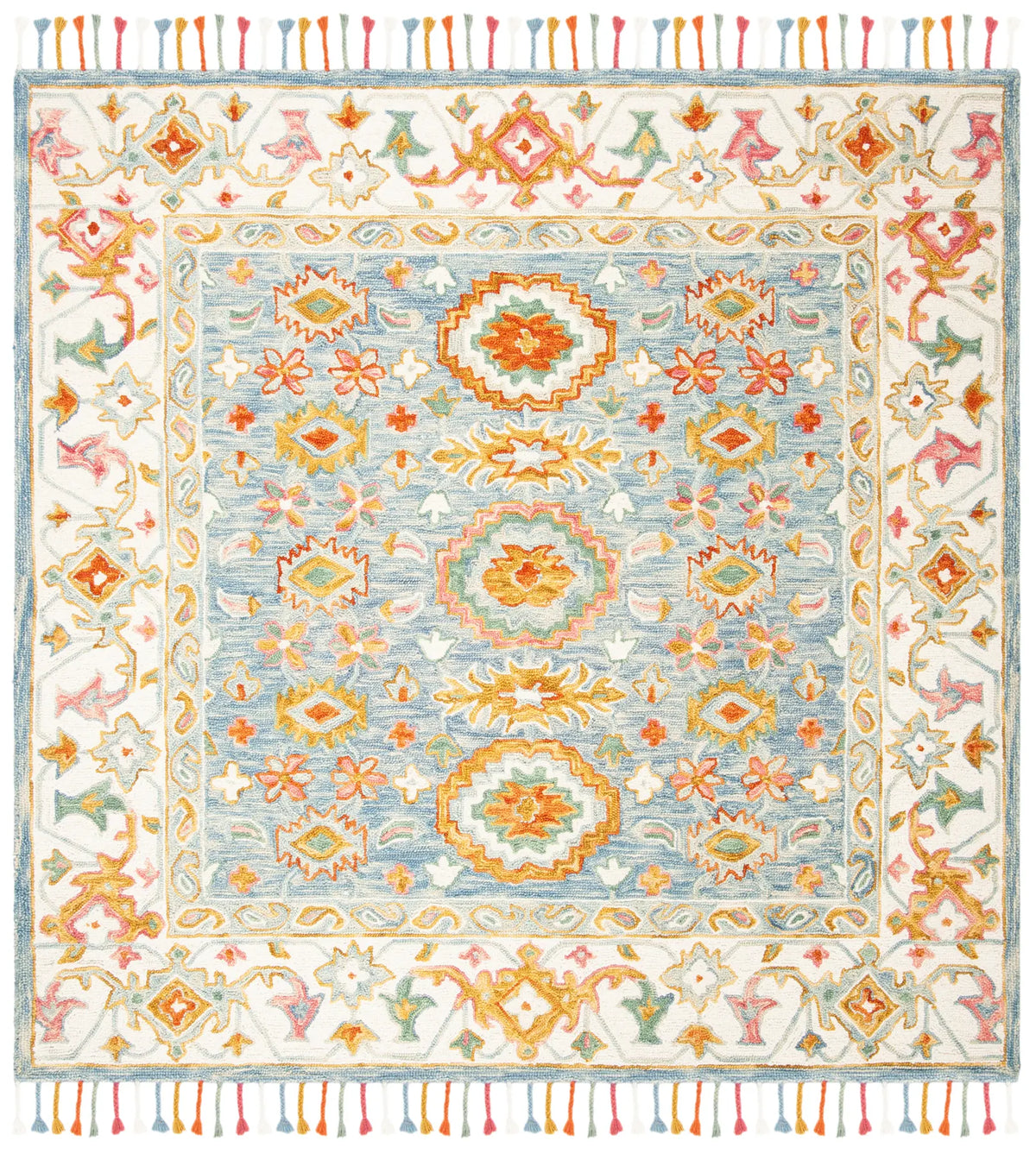 Safavieh Aspen 7'-0" x 7'-0" Rug in Blue / Ivory