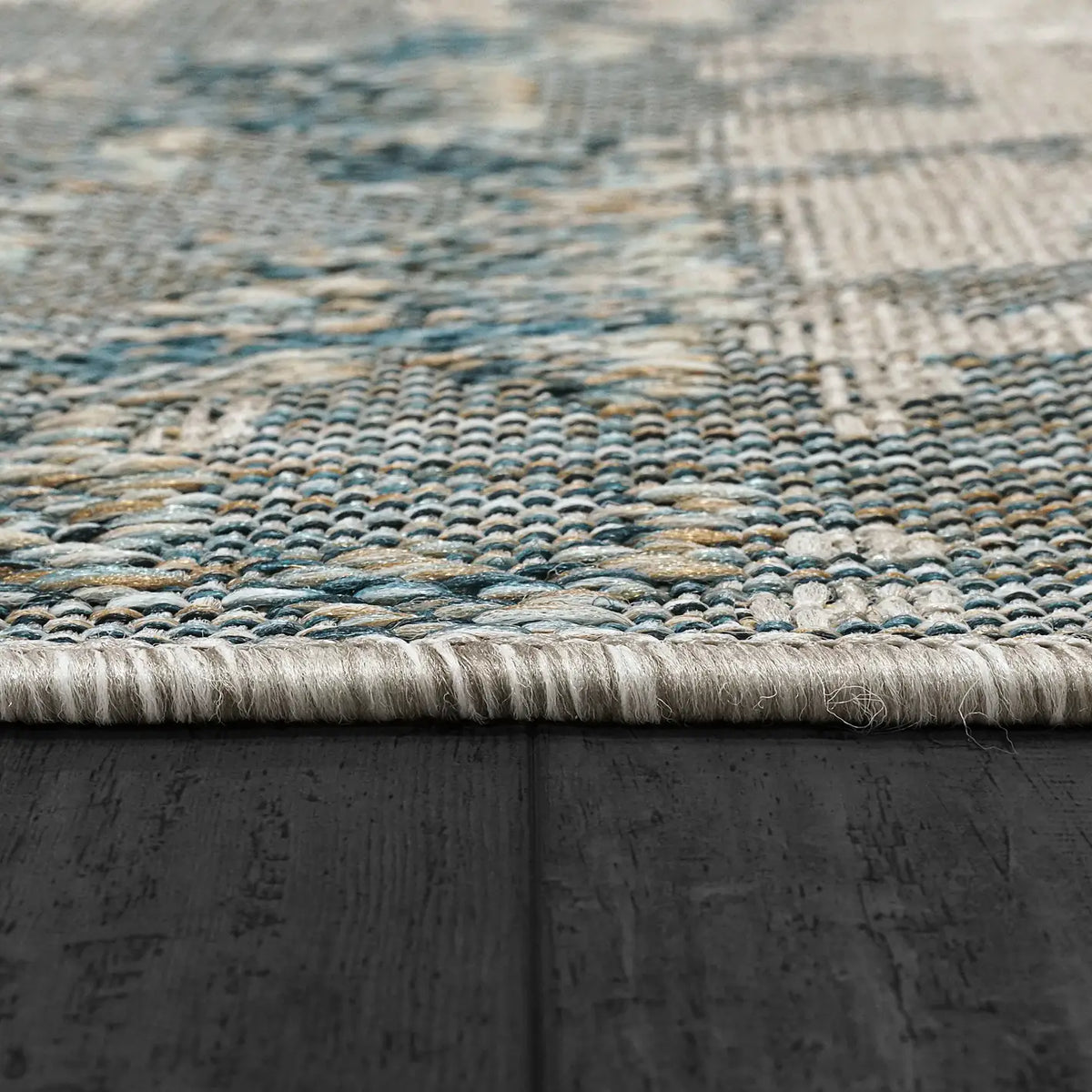 Dynamic Rugs Melissa 4234 Grey/Blue Rug - Pile