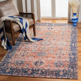 Safavieh Classic Vintage 5'-0" x 8'-0" Rug in Rust / Navy