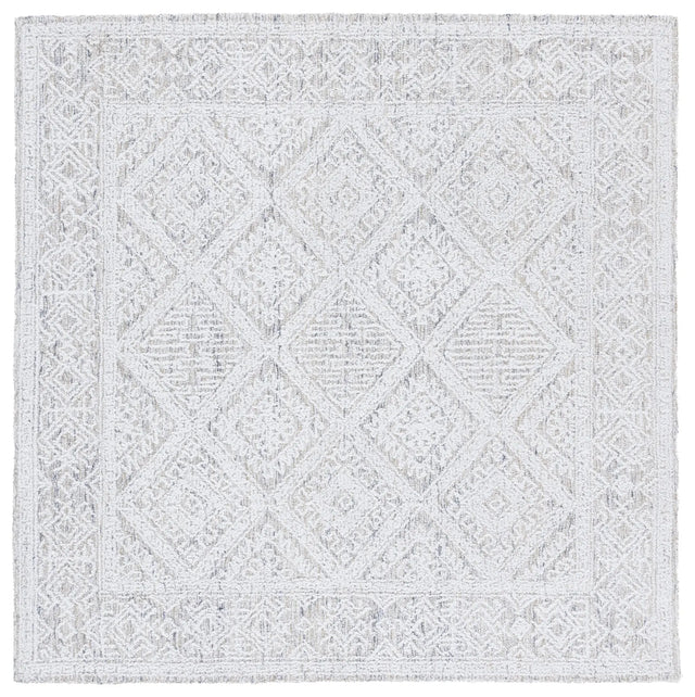 Safavieh Ebony 6'-0" x 6'-0" Rug in Taupe / Ivory
