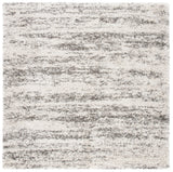 Safavieh Hudson Shag 7'-0" x 7'-0" Rug in Ivory / Grey