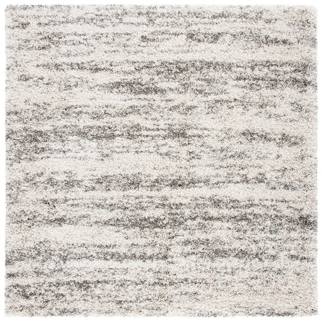 Safavieh Hudson Shag 7'-0" x 7'-0" Rug in Ivory / Grey
