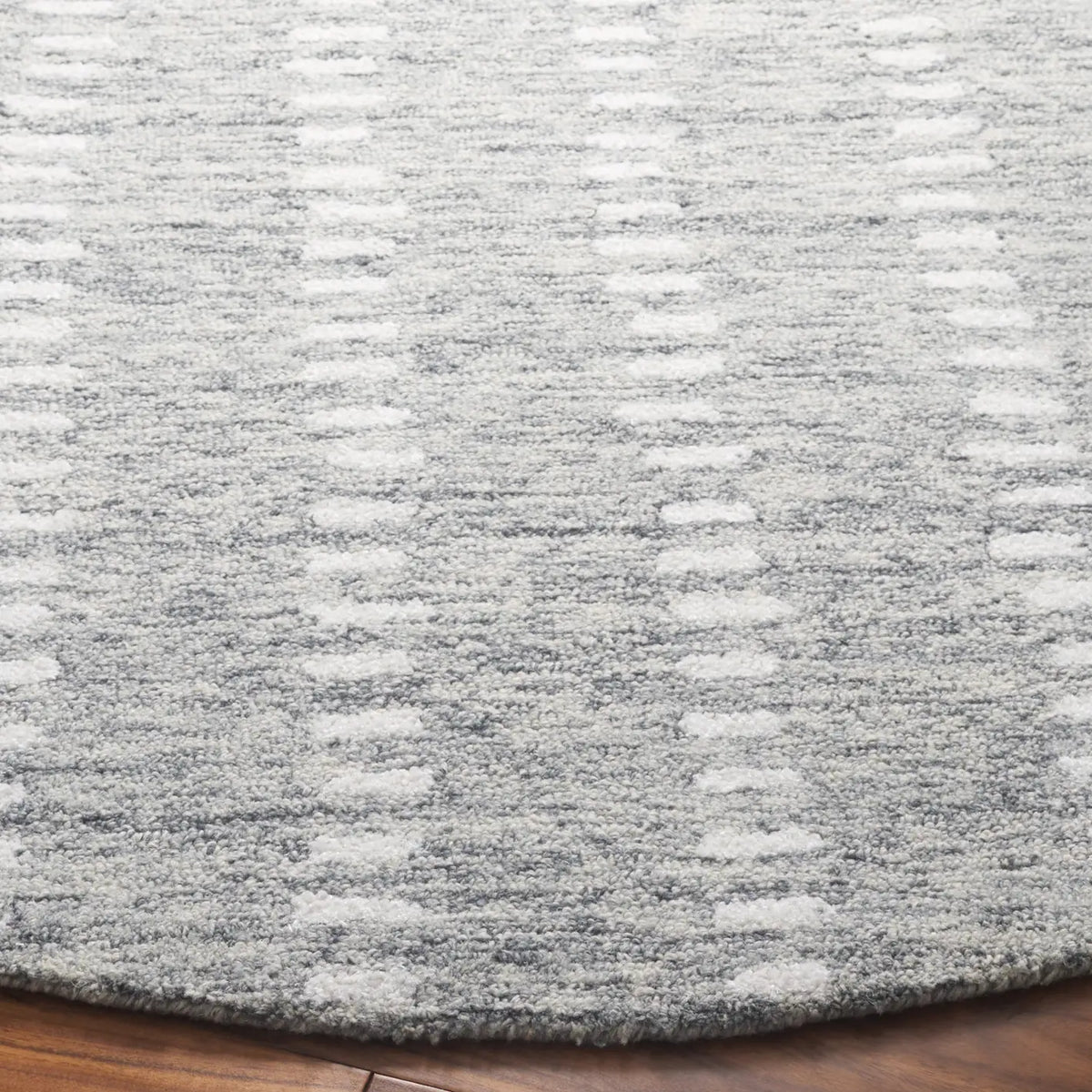 Safavieh Abstract 6'-0" x 6'-0" Rug in Grey / Ivory