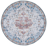 Safavieh Tucson 6'-0" x 6'-0" Rug in Grey / Rust