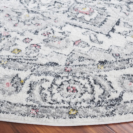 Safavieh Layla 6'-7" x 6'-7" Rug in Ivory Grey / Charcoal