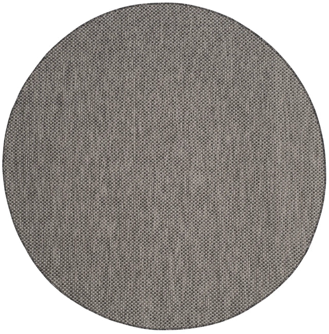 Safavieh Courtyard 10'-0" x 10'-0" Rug in Black / Beige