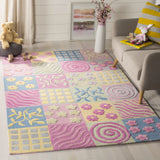 Safavieh Safavieh Kids 5'-0" x 8'-0" Rug in Pink / Multi