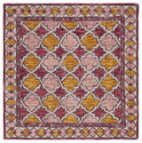 Safavieh Aspen 5'-0" x 5'-0" Rug in Pink / Yellow