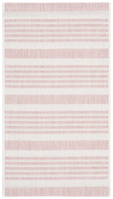 Safavieh Courtyard 2'-0" x 3'-7" Rug in Ivory / Soft Pink